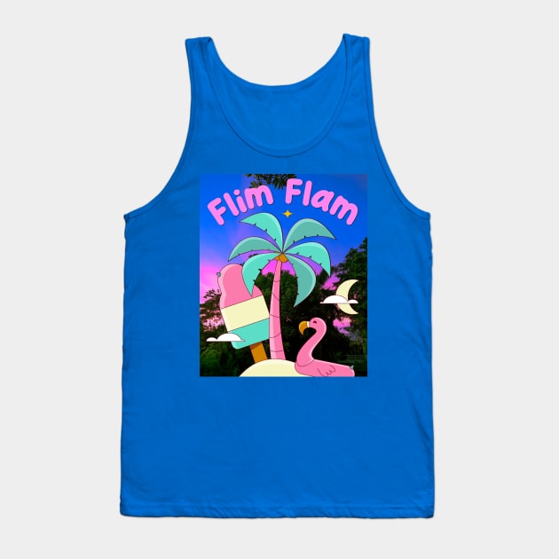 Flim Flam - Flamingo Lover Tank Top by ak3shay